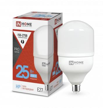 Лампа светодиодная LED-HP-PRO 25Вт 230В 6500К E27 2380лм IN HOME 4690612031064