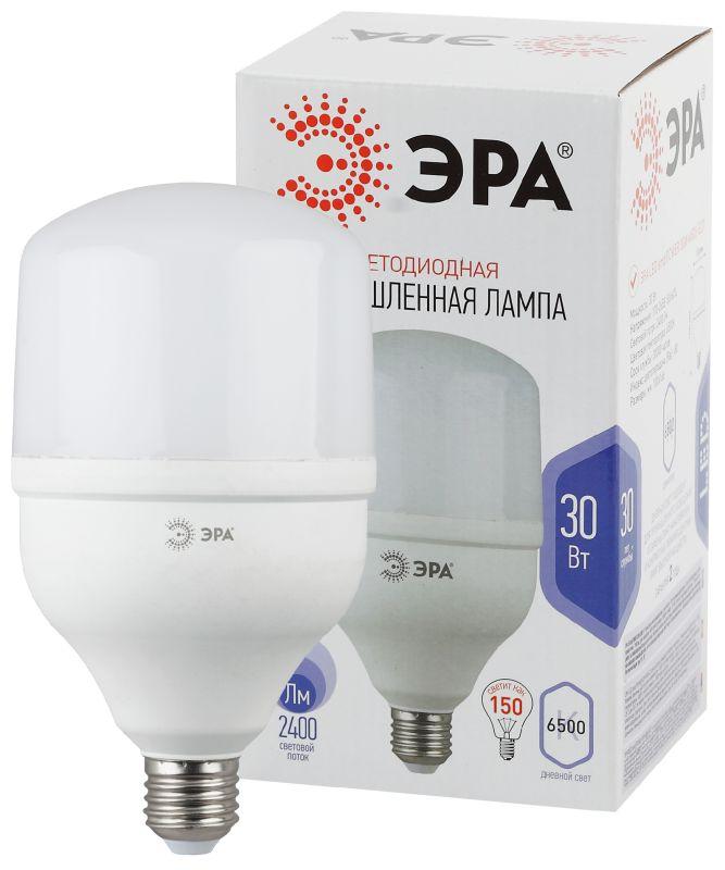 Лампа светодиодная высокомощная STD LED POWER T100-30W-6500-E27 30Вт T100 колокол 6500К холод. бел. E27 2400лм Эра Б0027004