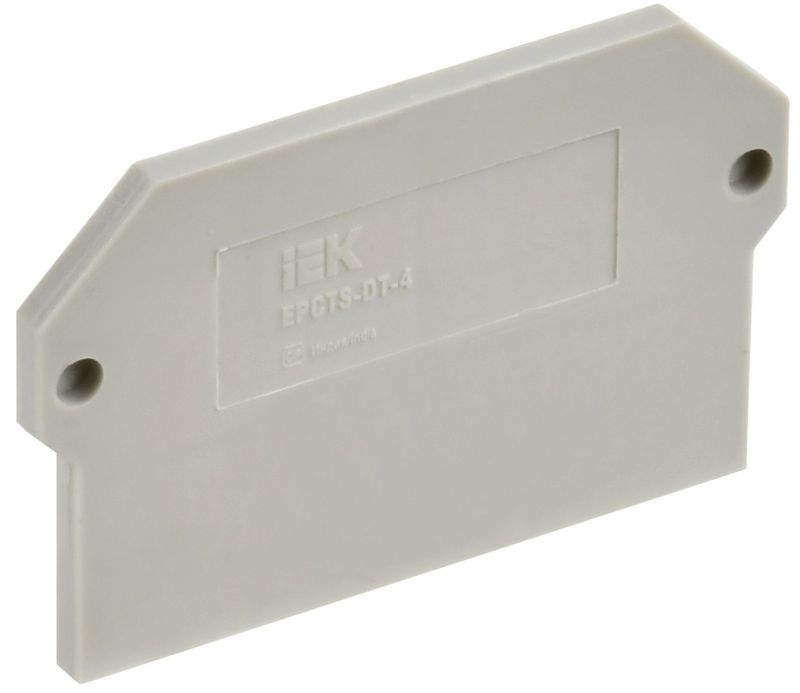 Заглушка для CTS-DT ARMAFIX 4кв.мм сер. IEK YCT15-04-K03-004-ZGL
