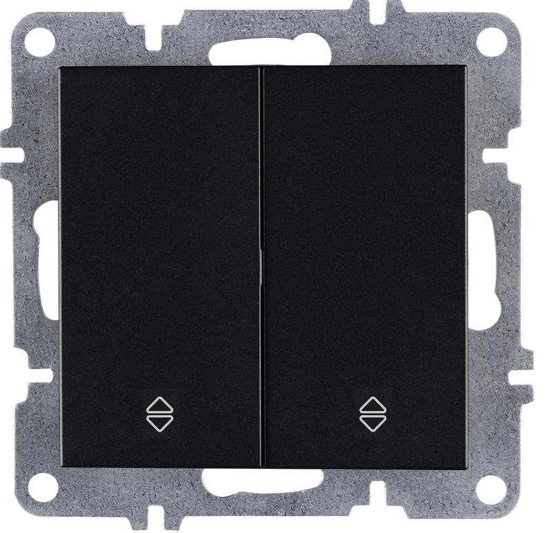 Выключатель проходной 2-кл. LAVIN/KAREN механизм черн. ARVIA 50 07 2000 211