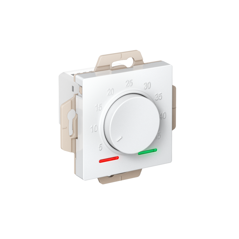 Механизм термостата ATLASDESIGN электрон. теплого пола с датчиком 10А бел. SchE ATN000135