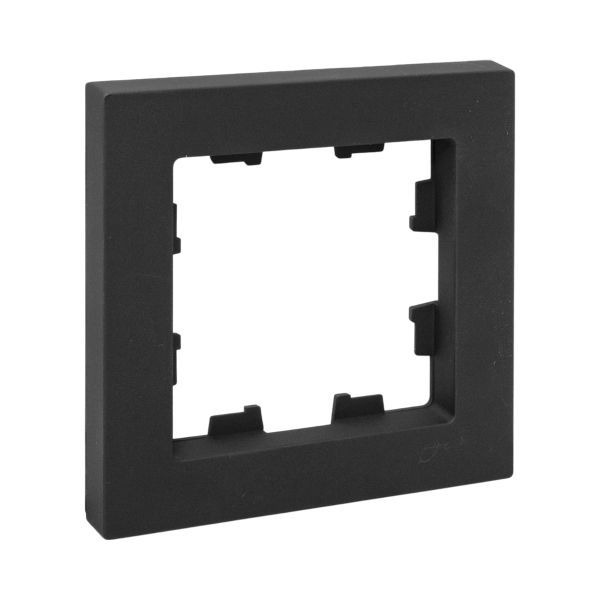 Рамка 1-м Эпика пластик черн. EKF UP1-FPB-01