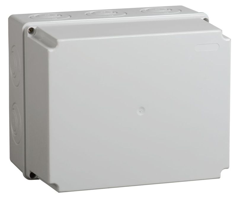 Коробка распаячная ОП 240х195х165 IP55 КМ41274 RAL7035 IEK UKO10-240-195-165-K41-55