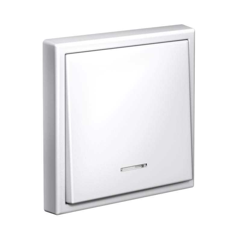 Выключатель 1-кл. ArtGallery (сх. 1а) 10AX с подсветкой механизм бел. SE GAL000113