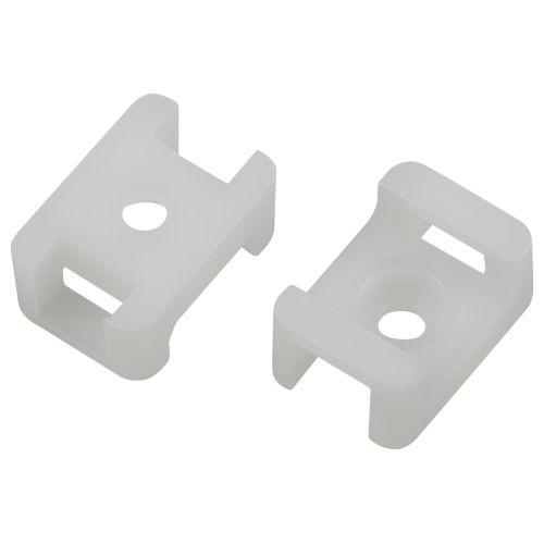 Площадка под хомуты 22х16мм с монтажным отверст. М4 NO-225-305 бел. (уп.50шт) Эра Б0066716