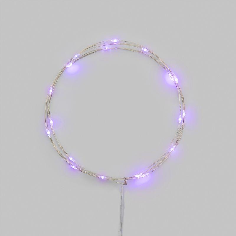 Гирлянда светодиодная Роса 2м 20 LED фиолет. IP20 2хАА (в комплект не входят) Neon-Night 302-057