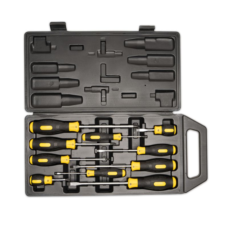 Набор отверток кейс (10 предметов) (09904) SHTOK 376359