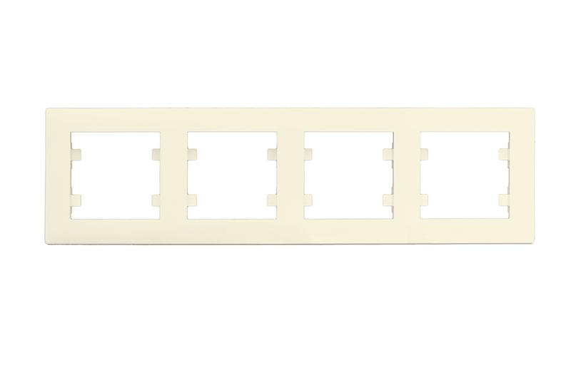Рамка 4-м Karea RIZZ крем Makel 88010704