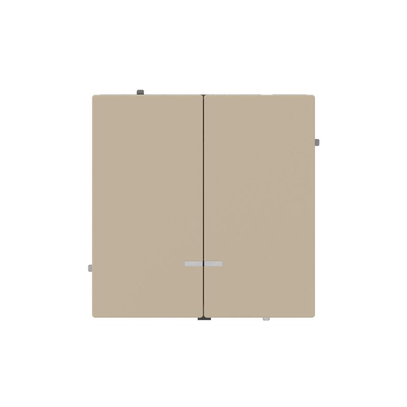 Выключатель 2-кл. KANT с подсветкой ванильн. марципан DKC 7015134