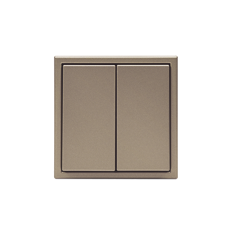 Переключатель 2-кл. ArtGallery (сх. 6/2) 10AX механизм шампань SE GAL000565