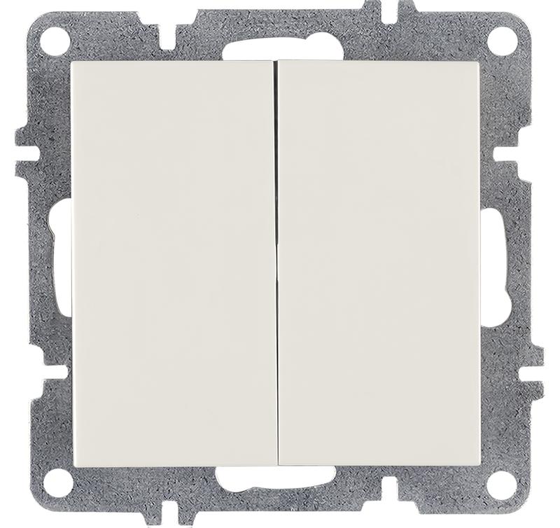 Выключатель 2-кл. LAVIN/KAREN механизм бел. ARVIA 50 01 1000 202