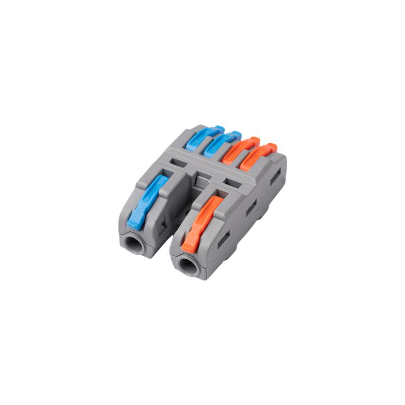 Клемма монтажная СМК PTC-2P 4224 BL/2 450В 32А 0.08-2.5 4.0кв.мм (уп.2шт) JazzWay 5073760