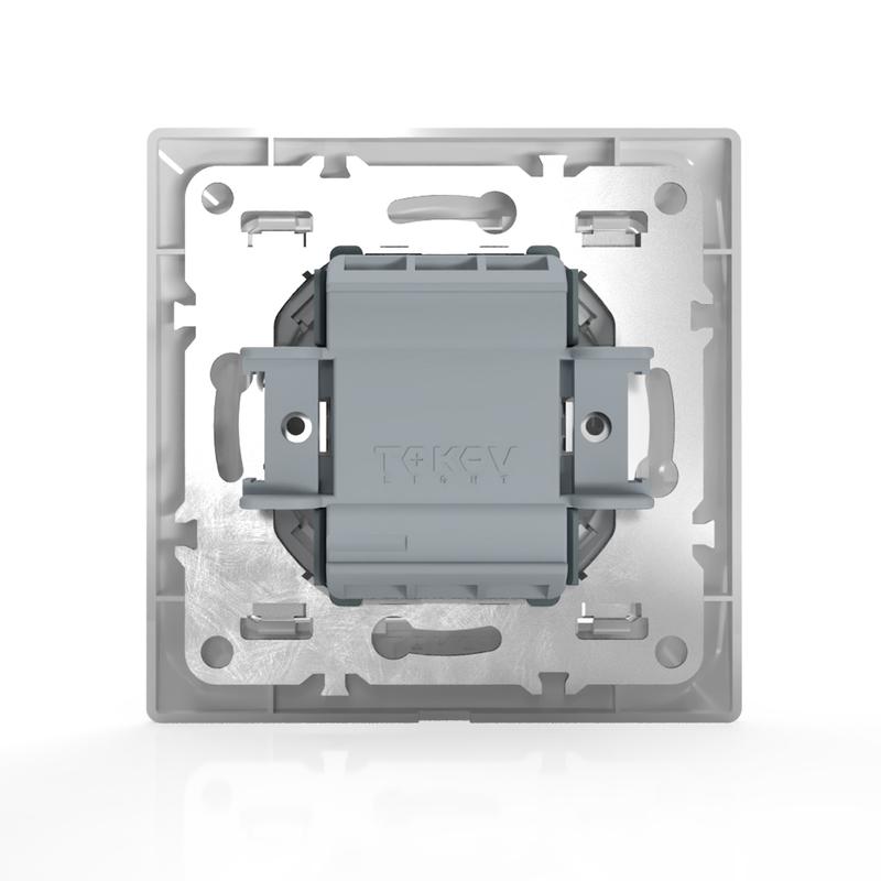 Выключатель 1-кл. СП AVA 10А IP20 в сборе бел. TOKOV LIGHT TKL-AV-V1F-C01