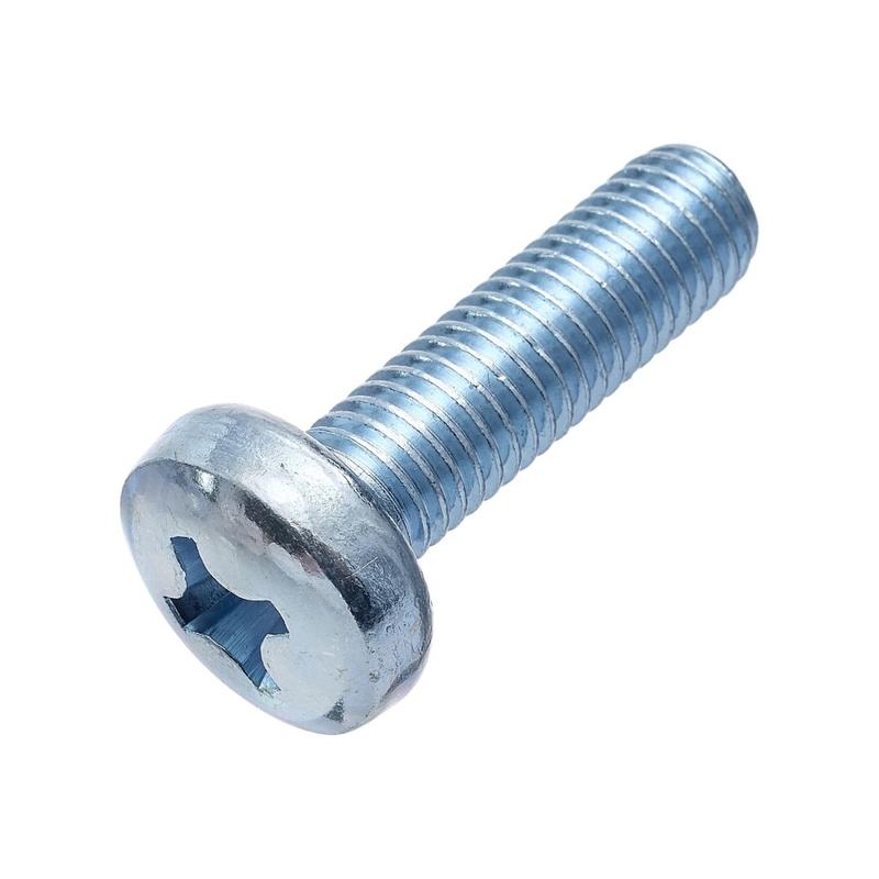 Винт с полукруглой головкой М6х12 DIN 7985 класс прочн. 4.8 цинк (пакет) (уп.100шт) СТРОЙМЕТИЗ UTORM3101628