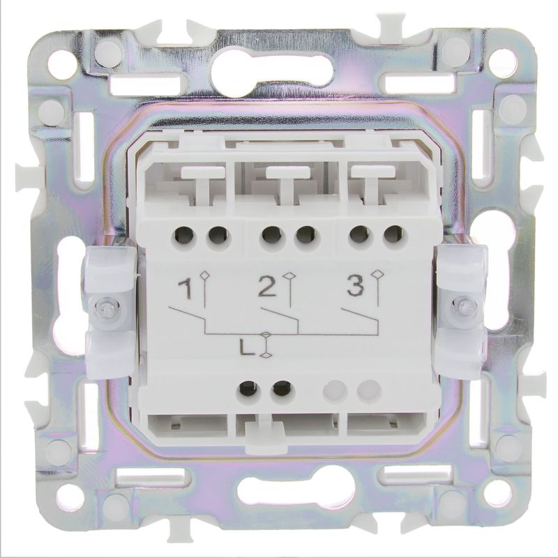 Выключатель 3-кл. SKANDY 10А SK-V11B беж. IEK SK-V30-0-10-K10