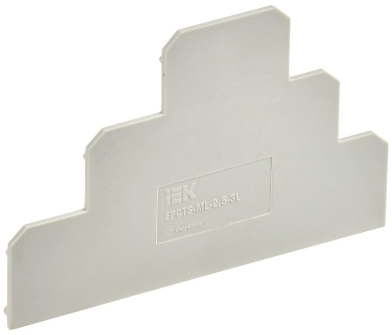 Заглушка для CTS-ML ARMAFIX 3 ур. 2.5кв.мм сер. IEK YCT13-00-3-K03-002-ZGL