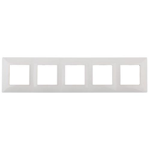 Рамка 5-м 14-5005-01 Elegance бел. ЭРА Б0034405