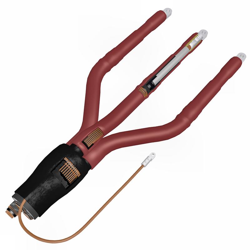 Муфта кабельная концевая внутр. установки 6кВ 3ПКВтпБ6-185-В с наконечн. 9035041 Подольск 3pkvtpb06x185v