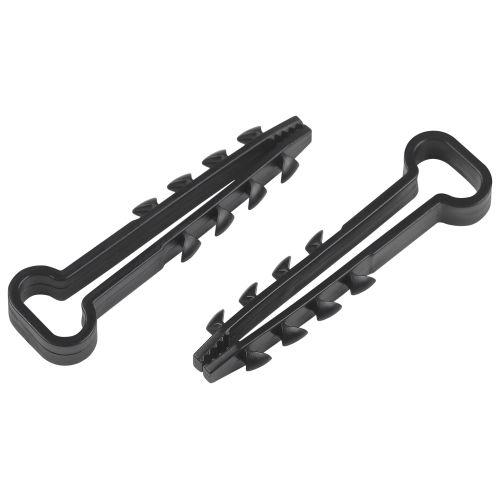 Дюбель-хомут 6-12мм для плоского кабеля NO-225-209 черн. (уп.50шт) Эра Б0066281