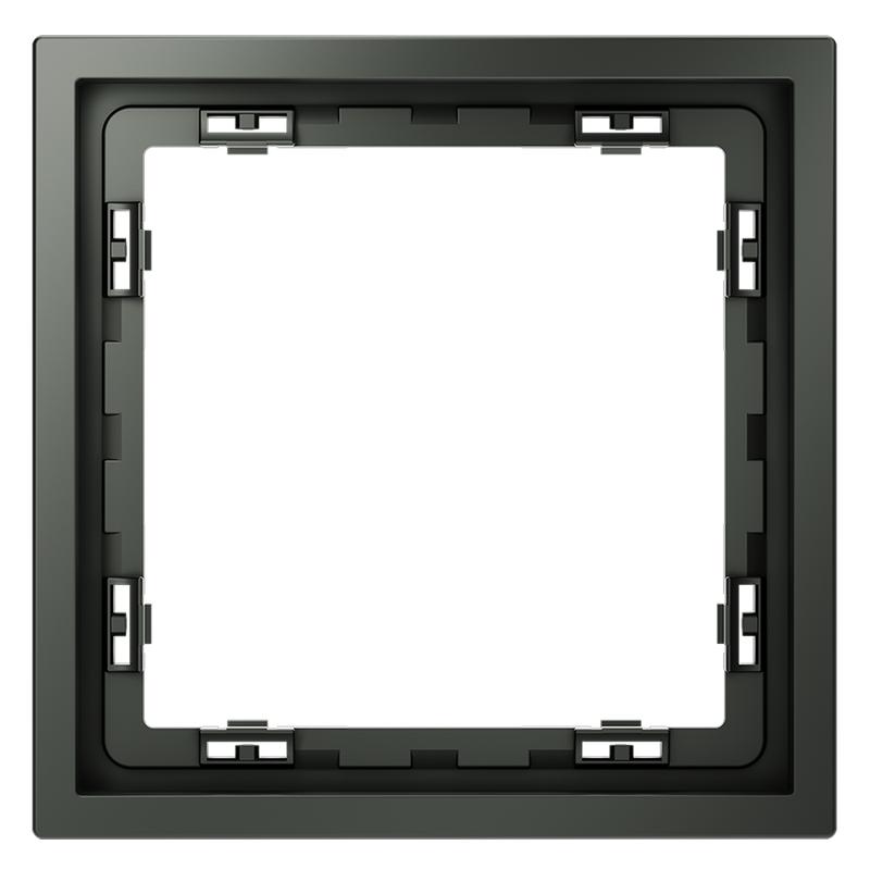 Рамка 1-м S70 пластик. титан Voltum VLS100106