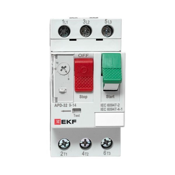 Выключатель автоматический для защиты двигателя АПД-32 9-14А EKF apd-me-14