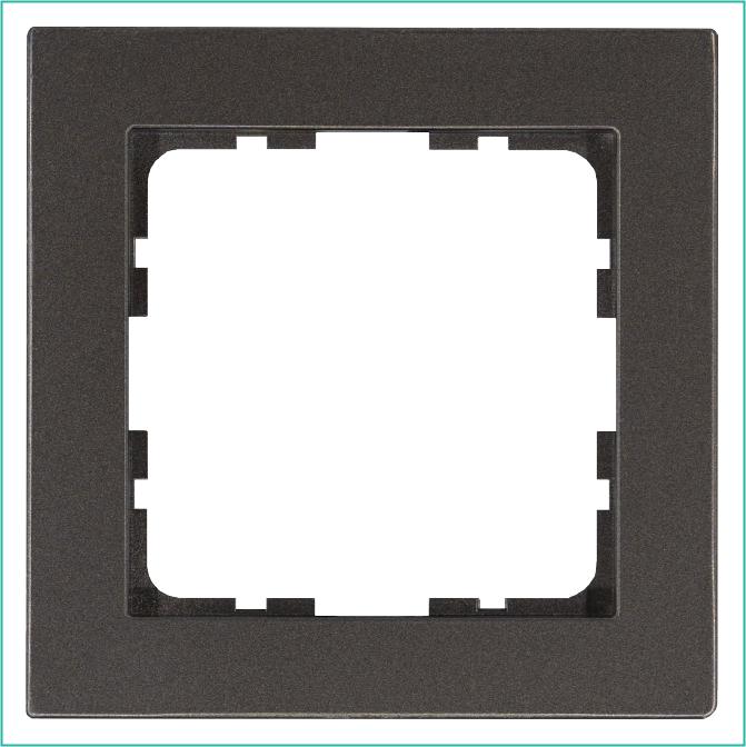 Рамка 1-м G-Classic мокко Jasmart G1001Z
