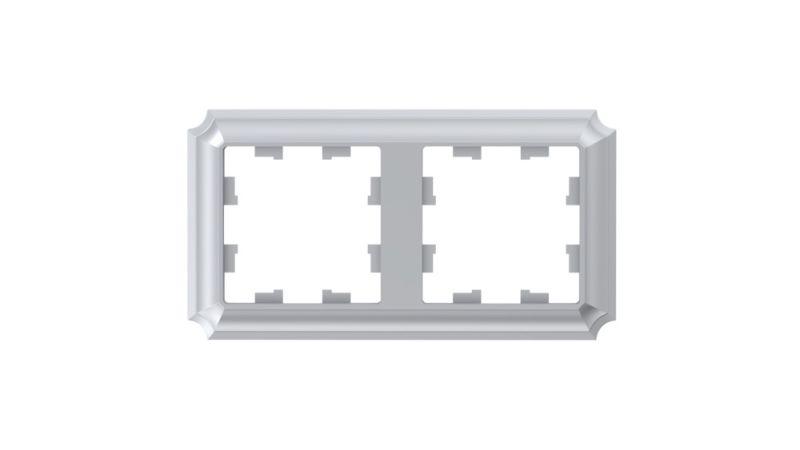 Рамка 2-м AtlasDesign Antique универс. алюм. SE ATN100302