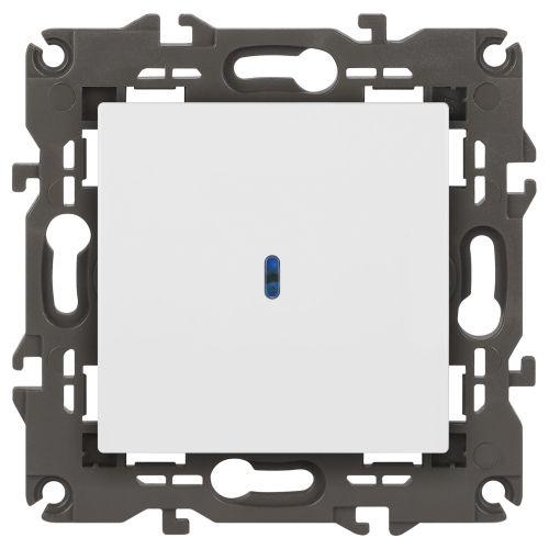 Выключатель Elegance 14-1102-01М 250В 10АХ с подсветкой матов. бел. Эра Б0065783