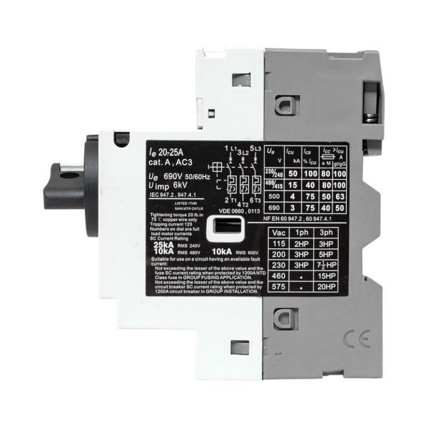 Выключатель автоматический для защиты двигателя GV2P 20-25А EKF gv2pm-25