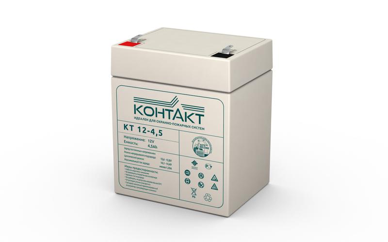 Аккумулятор ОПС 12В 4.5А.ч КТ 12-4.5 Контакт