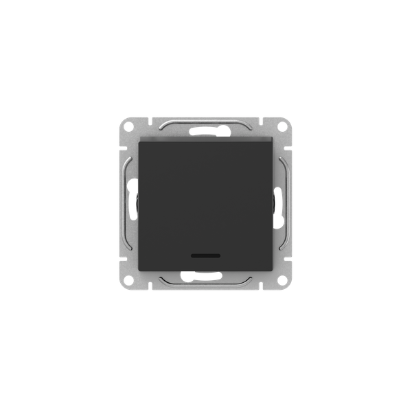 Выключатель 1-кл. СП Эпика с подсветкой механизм черн. EKF UP1-SWB-14