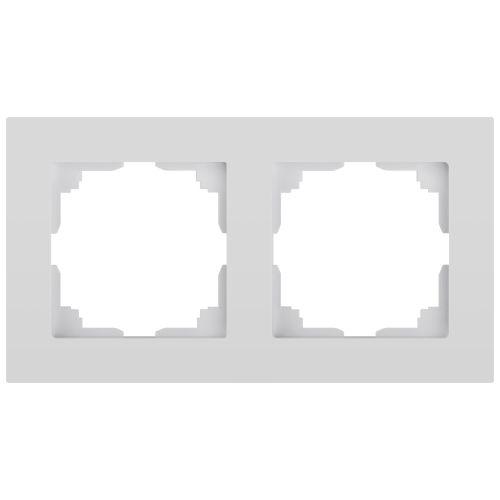 Рамка 2-м СП Accent 6-502-01 бел. Intro Б0063749