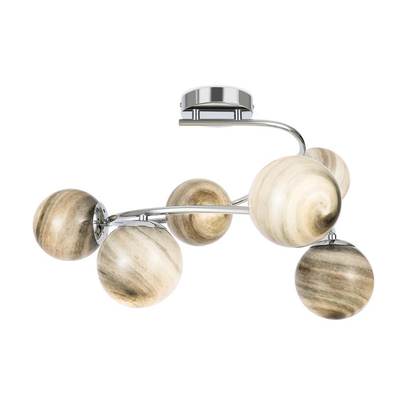 Люстра Galaxy 40Вт E14х6 IP20 Freya FR5013PL-06CH