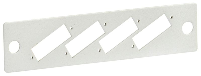 Панель для 4-х оптических адаптеров (SC-Duplex в 19дюйм кросс) ITK FOBX-P8-SCDX