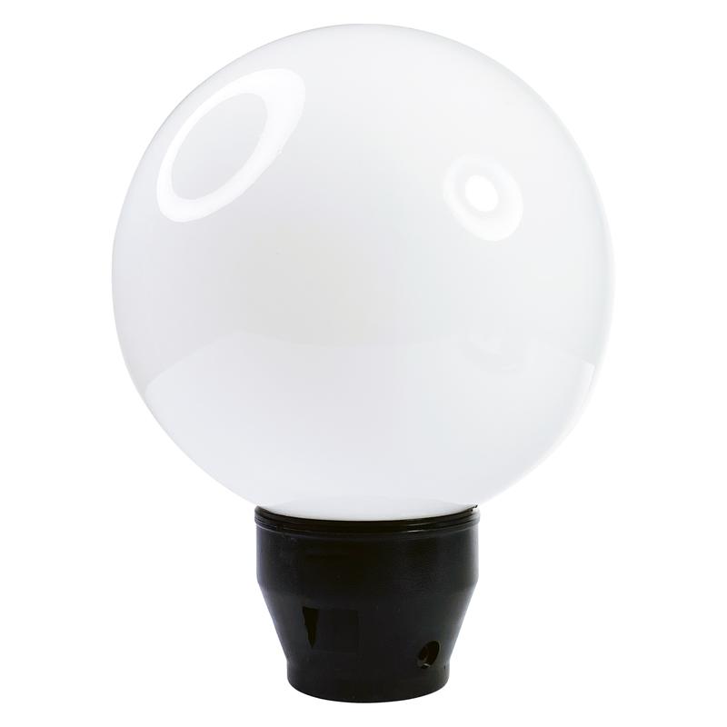 Светильник светодиодный СПЕЦСВЕТ 03-015-401 "Шар ДТУ " 200 Г 15Вт 4000К IP65 1700лм опал ПММА /корпус плоск. черн. А85 ф60 (инд. упак.) Элетех 1030450358