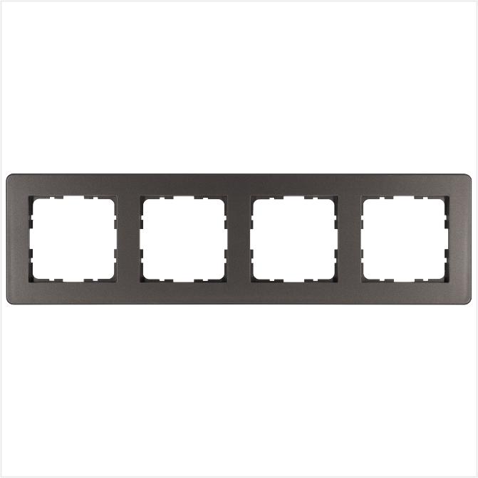 Рамка 4-м G-Flex мокко Jasmart G1104Z