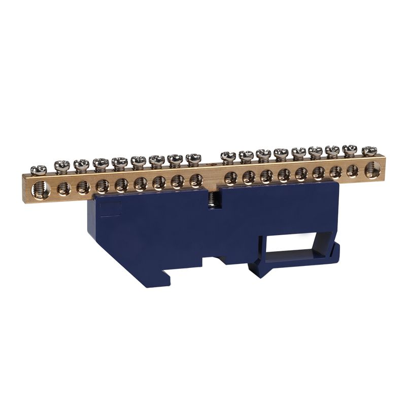 Шина нулевая с изолятором OptiKit BB-D-N-DIN-18-6х9 син. КЭАЗ 277846