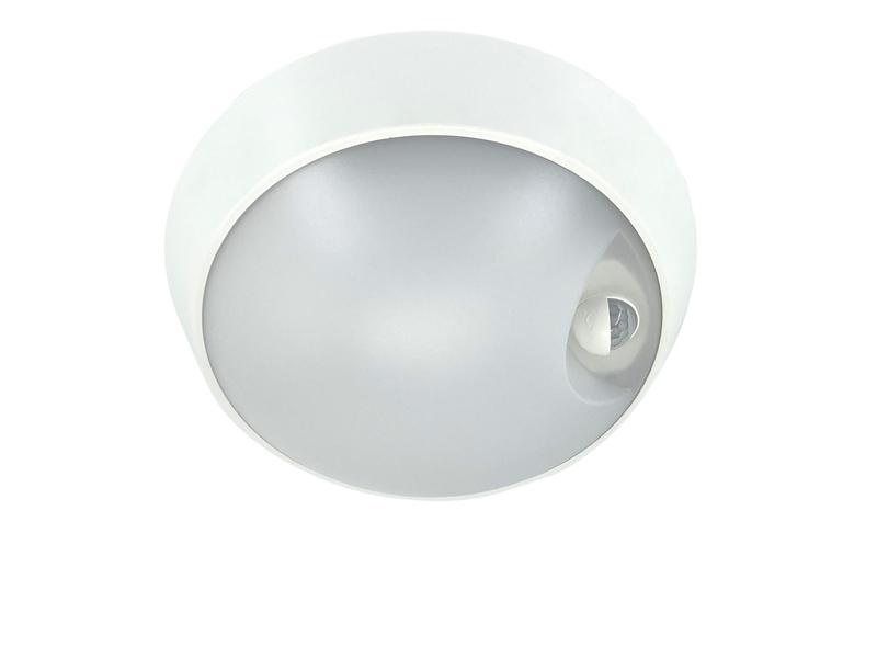 Светильник светодиодный WP 15 C 18W OP 840 D220 WH MDM 220х80мм 18Вт 4000К IP65 ЖКХ круглый пылевлагозащ. с датчиком движения бел. Русский Свет 15071524504