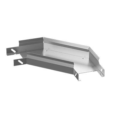 Угол для лотка горизонт. неперфорир. 90град. 1.2мм ЛУГГц500х100 оцинк. ASD-electric EI-01.11.41.076