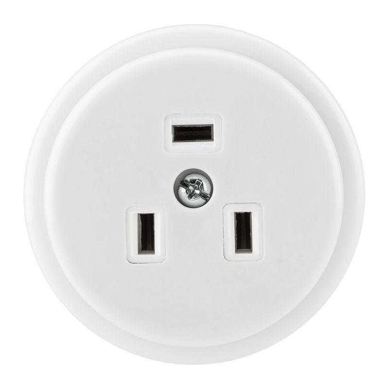 Розетка силовая 40А 250В IP20 для электроплиты с заземл. Rexant 11-8520