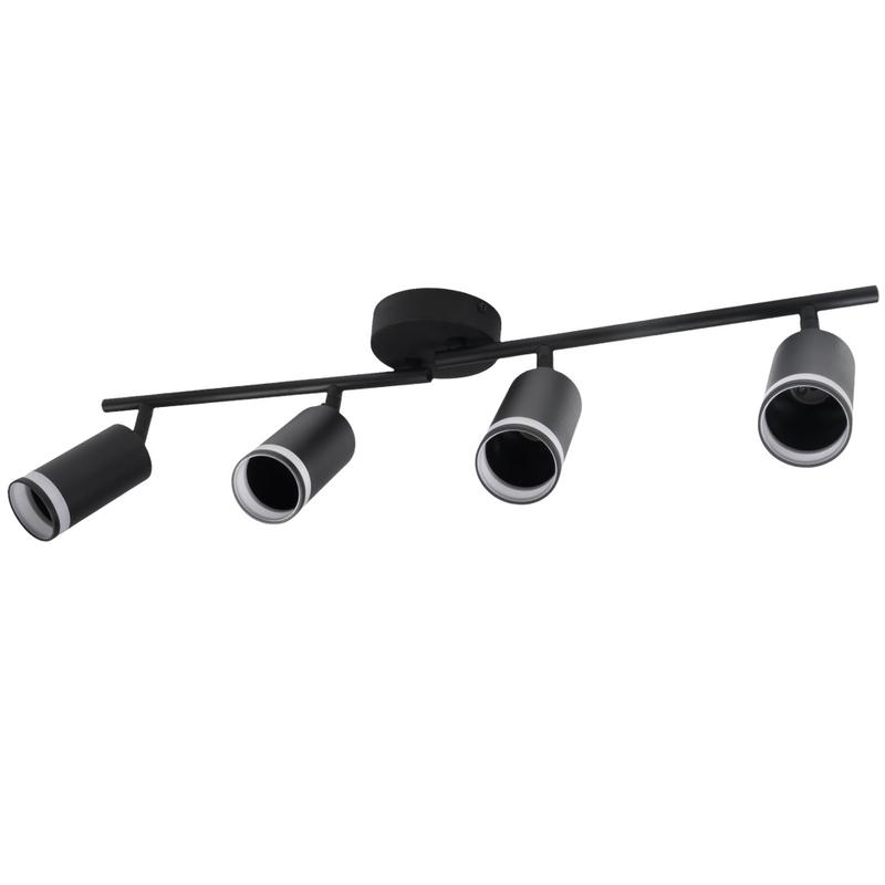 Светильник PCL-0204 4xGU10 IP20 230В BL настен./потолочн. декор. под лампу JazzWay 5066502