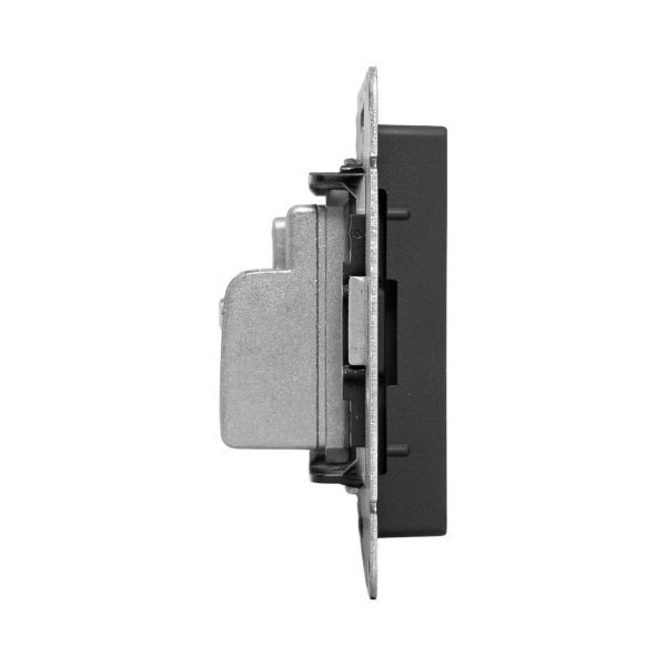 Розетка телевизионная оконечная TV СП Эпика механизм черн. EKF UP1-SOB-TV-3