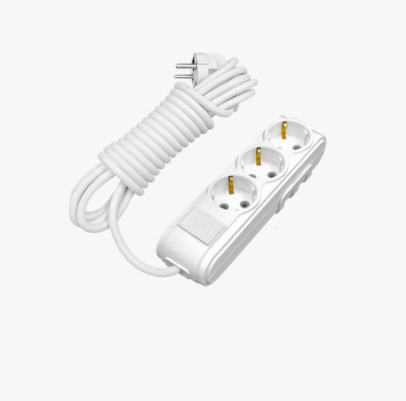 Удлинитель 3х2м с защитой от детей MOTTO с/з ARVIA 35 01 1003 402