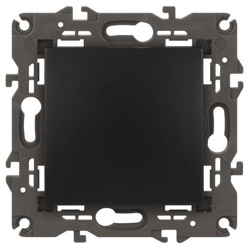 Выключатель 1-кл. СП Elegance 14-1101-05 10А IP20 250В 10AX механизм антрацит Эра Б0034212