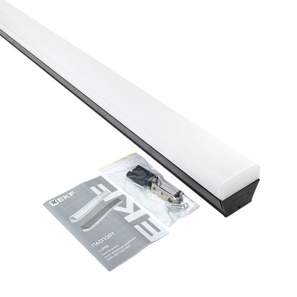 Светильник светодиодный ДБО-150 60Вт 4000К IP20 1480х65х70 линейный черн. LUMA EKF LBL-150-60-B-4000