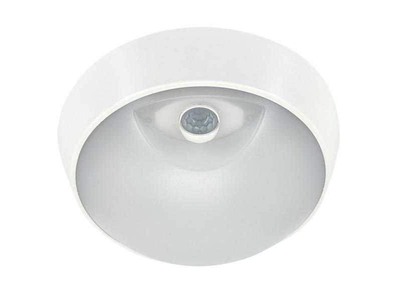 Светильник светодиодный WP 15 C 12W OP 840 D220 WH MDM 220х80мм 12Вт 4000К IP65 ЖКХ круглый пылевлагозащ. с датчиком движения бел. Русский Свет 15071523453