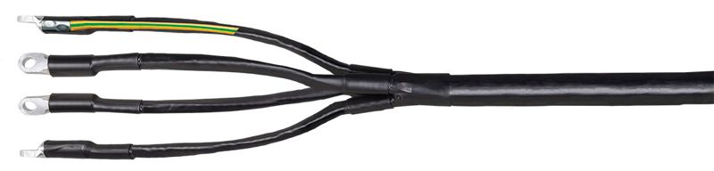 Комплект муфты концевой ПКВ(Н)тп наружной установки 4х35/50 без наконечников ПВХ/СПЭ изоляция 1кВ IEK UZM-XLK1-NVN4-3550X