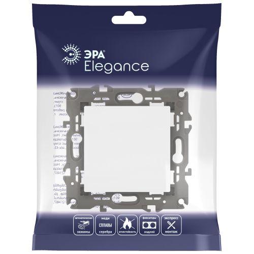 Переключатель 1-кл. СП Elegance 14-1103-01 10А IP20 250В 10AX механизм бел. Эра Б0034222