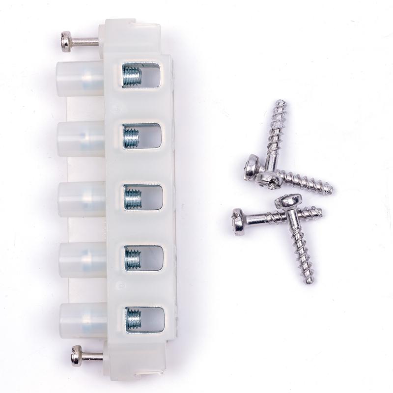 Коробка распределительная 110х110х67мм IP66 в комплекте с клеммным рядом 5х6кв.мм 41А сер. Extherm JB-60-GR