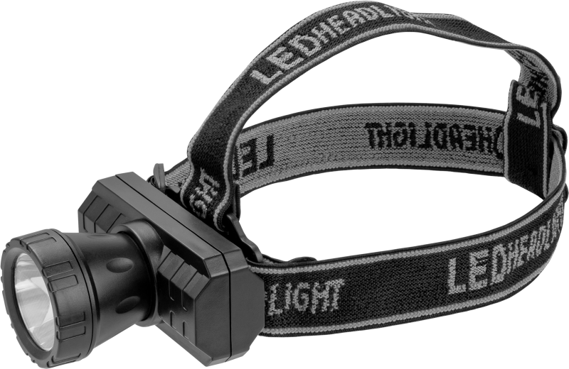 Фонарь светодиодный налобный 90 860 OPT-H04-ACCU 1COBХ3Вт 3реж 85лм 3.7В li-ion 0.6А IP44 ОНЛАЙТ 90860